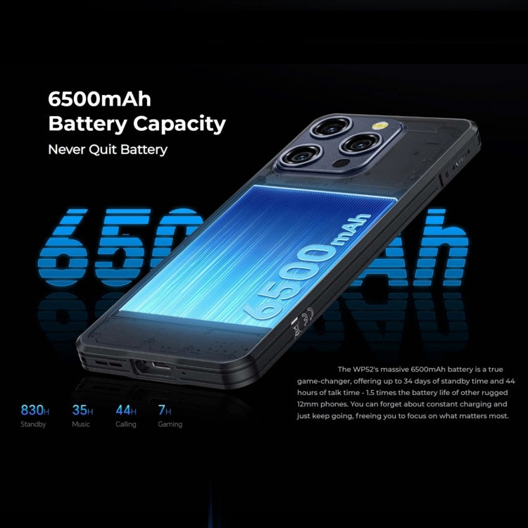 Oukitel WP52 5G Rugged Phone, 4GB+256GB, 6.6 inch Android 14.0 MediaTek Dimensity 6100+ Octa-core 3.0GHz, NFC, OTG, Network: 5G Oukitel WP52 5G Rugged Phone, 4GB+256GB, 6.6 inch Android 14.0 MediaTek Dimensity 6100+ Octa-core 3.0GHz, NFC, OTG, Network: 5G